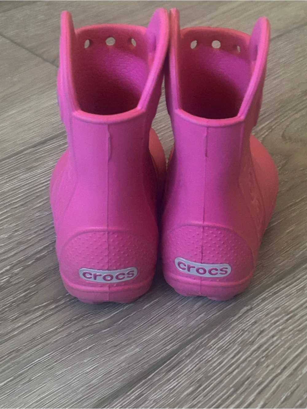 Crocs Kids' Pink Rain Boots Size 6
